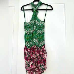 BCBG Silk, Floral Romper